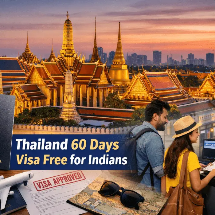  Thailand Allows 60 Days Visa Free Stay for Indians – Latest 2026 Update